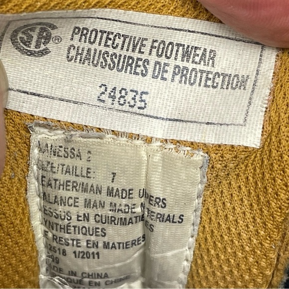 4/$65. WORKLOAD Steel Toe Work Shoes Size 7 - Picture 9 of 13